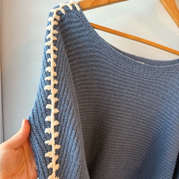 J.Jill Tall Pure Jill Hand-Stitched Contrast Knit Boatneck Sweater - Picture 3 of 7